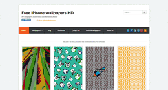 Desktop Screenshot of freeiphonewallpapershd.com